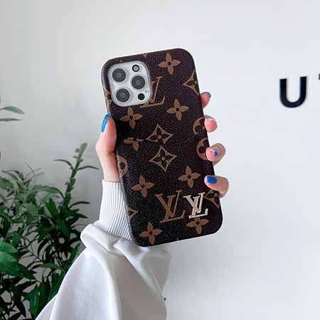 iphone14 plus vuitton 金属ロゴ付き カバー