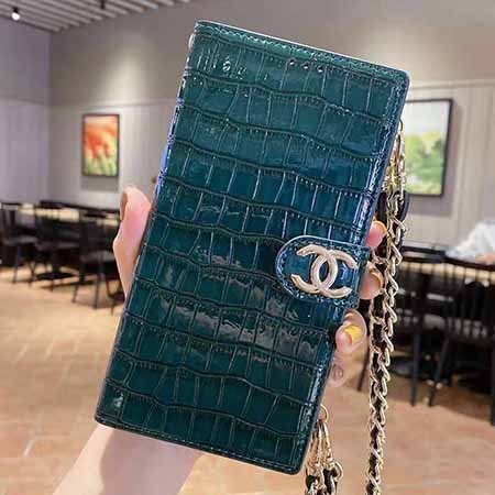 Galaxys22プラス Chanel 金属ロゴ付き スマホケース