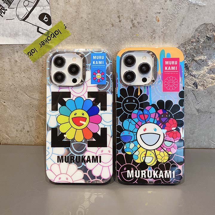 murakami sunflower風 携帯ケース iphone14promax 